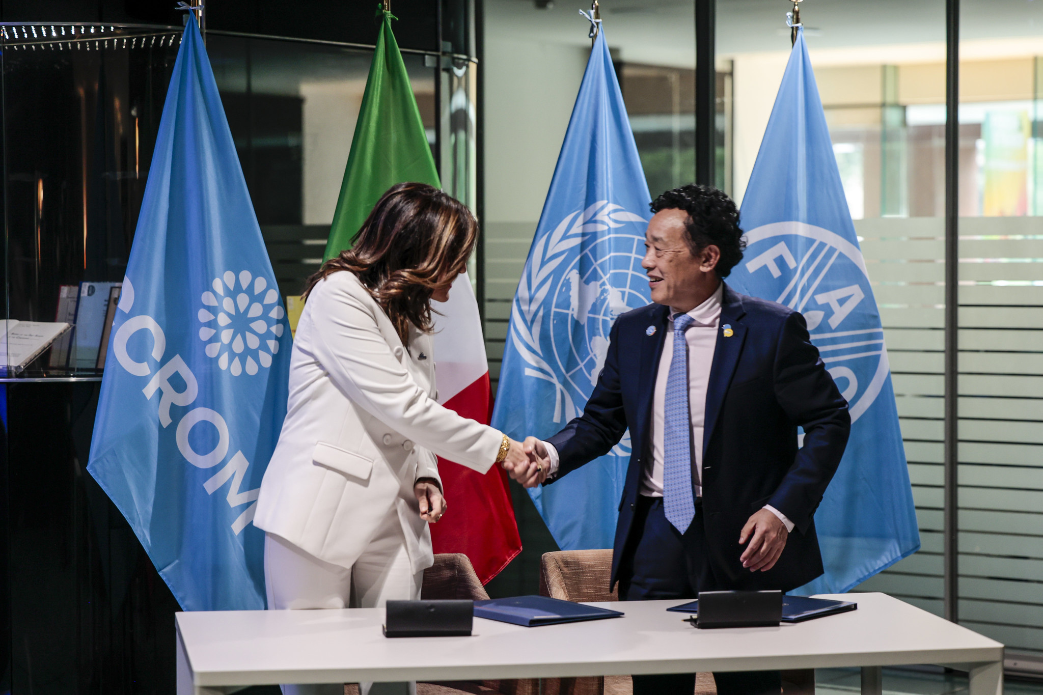 On the occasion of World Food Day, 16 October 2024, the International Centre for the Study of the Preservation and Restoration of Cultural Property (ICCROM) and the Food and Agriculture Organization of the United Nations (FAO) signed a Memorandum of Understanding establishing ICCROM as the first partner of the FAO's Global Food and Agriculture Museum and Network.