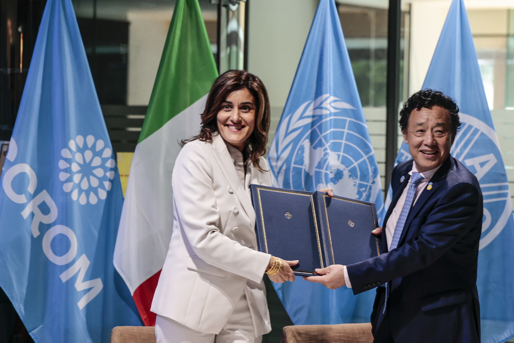 ICCROM and FAO sign a Memorandum of Understanding for the Global Food and Agriculture Museum and Network 