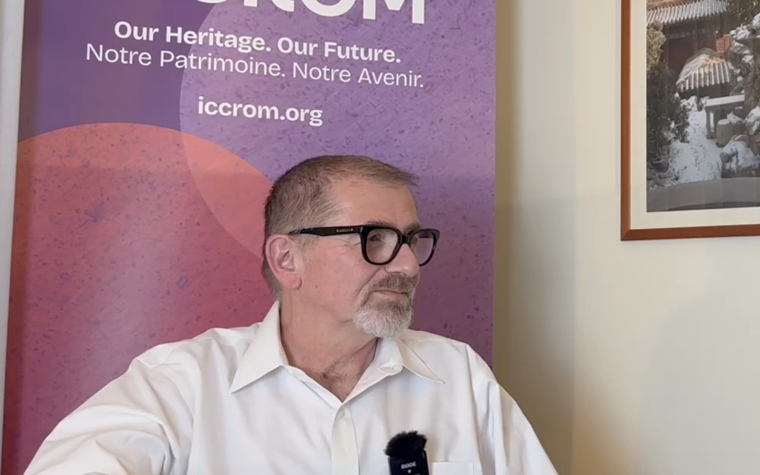 A journey in Heritage Conservation: Frank Matero’s Reflections on ICCROM and the Evolving Field