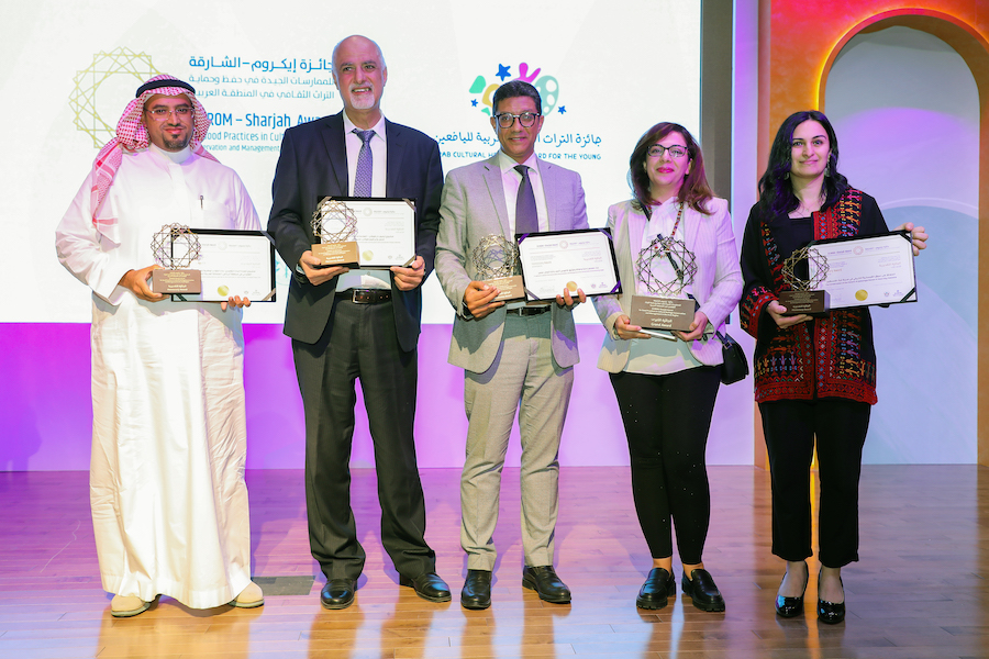 ICCROM Sharjah Award winners