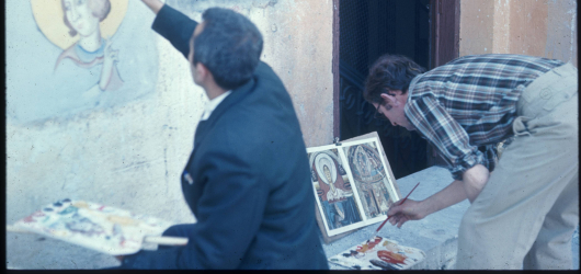 ICCROM Mural Painting Conservation Course (MPC): Preparation of wall paintings, 1972