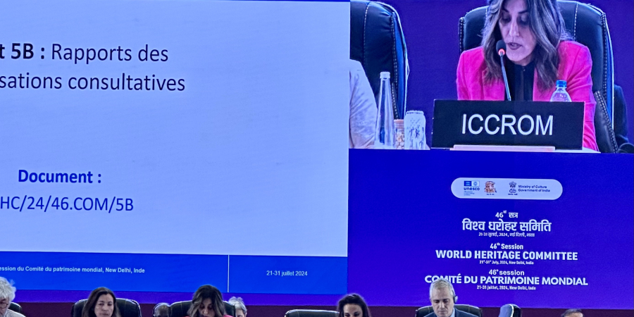 ICCROM at the 46th Session of the World Heritage Committee