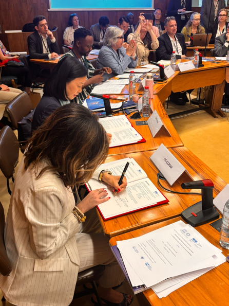 On 8 July, during the 47th session of the World Heritage Committee, ICCROM and WHITR-AP Shanghai renewed their enduring partnership by signing a Memorandum of Understanding. This agreement reinforces both institutions’ shared dedication to strengthening sustainable conservation and management of cultural heritage.