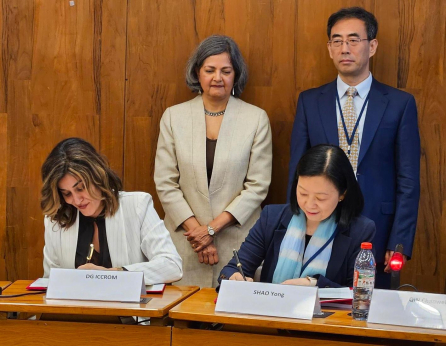 On 8 July, during the 47th session of the World Heritage Committee, ICCROM and WHITR-AP Shanghai renewed their enduring partnership by signing a Memorandum of Understanding. This agreement reinforces both institutions’ shared dedication to strengthening sustainable conservation and management of cultural heritage.