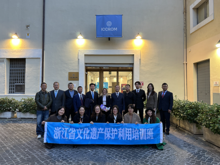 On 21 November, we welcomed a Zhejiang Provincial Bureau of Cultural Relics delegation. 