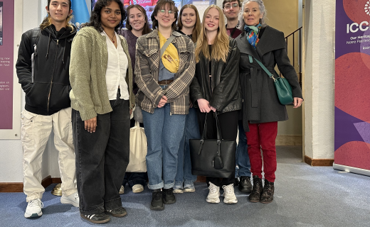 On 18 February 2025, ICCROM welcomed students from the Architectural Conservation and Sustainability Program at Carleton University’s Azrieli School of Architecture and Urbanism in Ottawa, Canada. They were accompanied by Professor Lyette Fortin, an alumna of ICCROM’s 1986 Architectural Conservation (ARC) course.